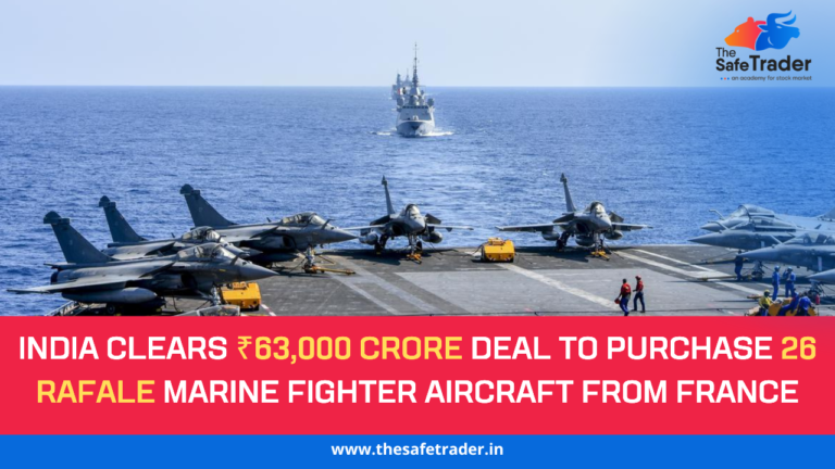 India Clears ₹63,000 Crore Deal to Purchase 26 Rafale Marine Fighter Aircraft from France